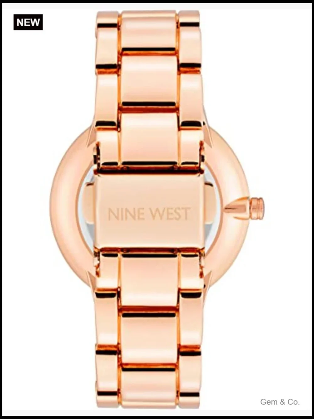 Crystal Accented Bracelet Watch with Japanese Quartz Movement